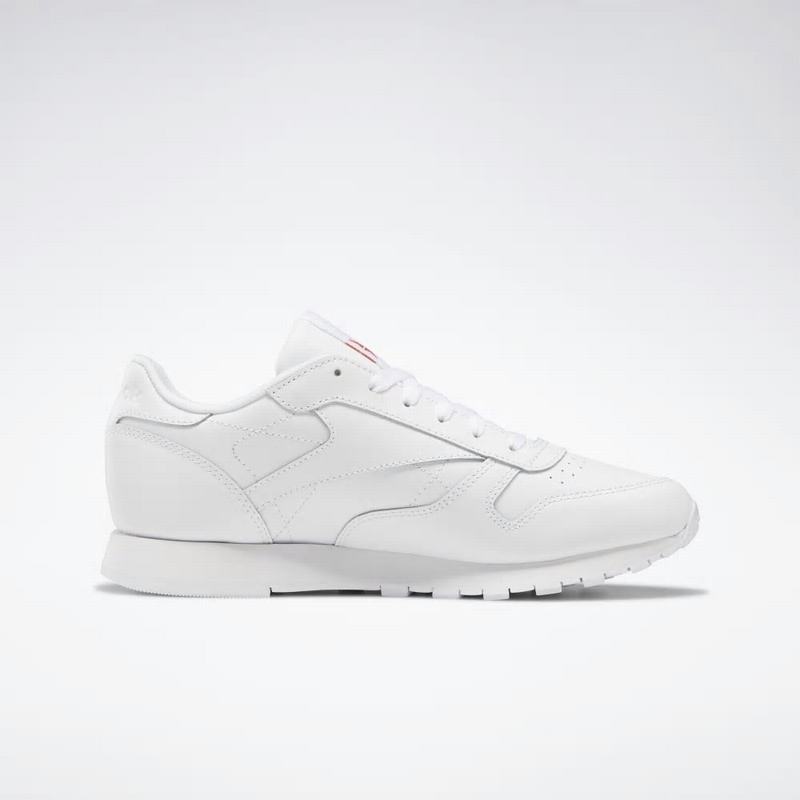 Tenisi Reebok Classic Leather Dama Albi/Roz Romania MZ2699JO
